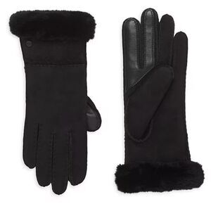 NWT UGG Seamed Touchscreen Shearling-Lined Gloves